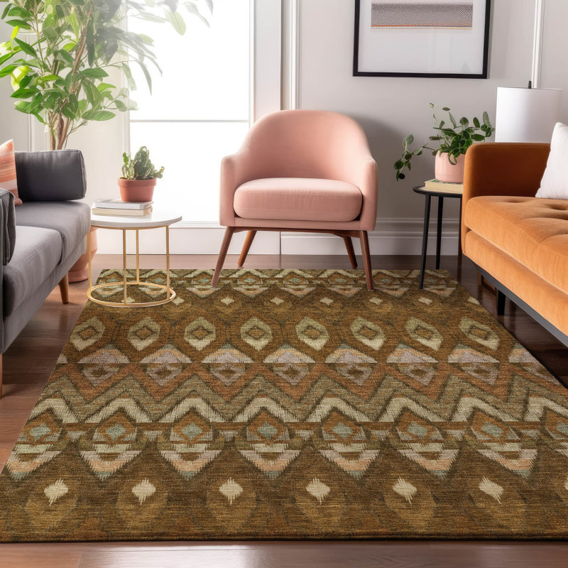 Mastering the Earth Tone Shift: Why This Grounding Washable Rug Anchors the Modern Living Space