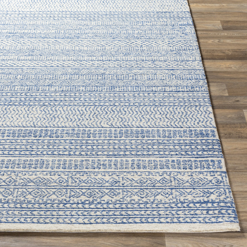 The Art of Grounding: How to Style Dark Blue Geometric Rugs with Modern Restraint