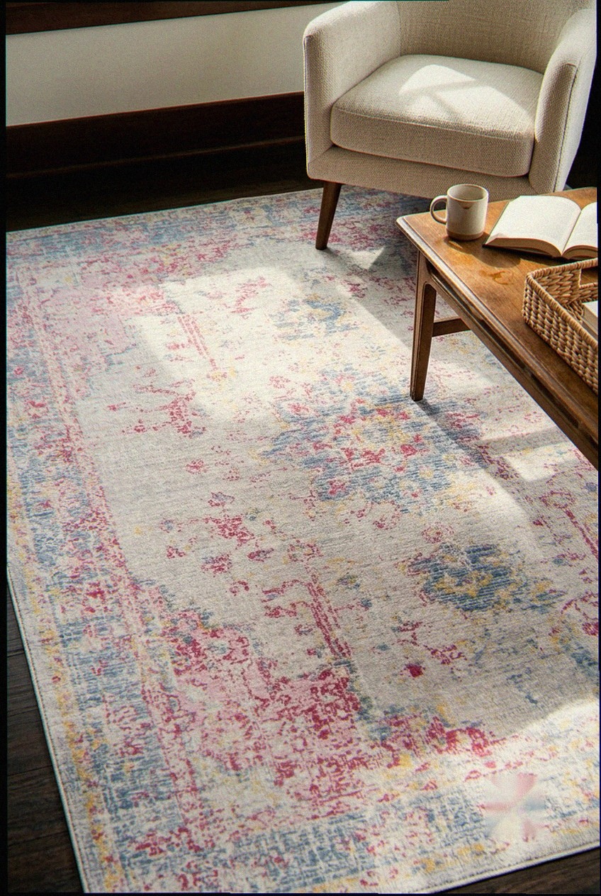 Curating Harmony: The Definitive Guide to Pink Blue Oriental Rug Decor