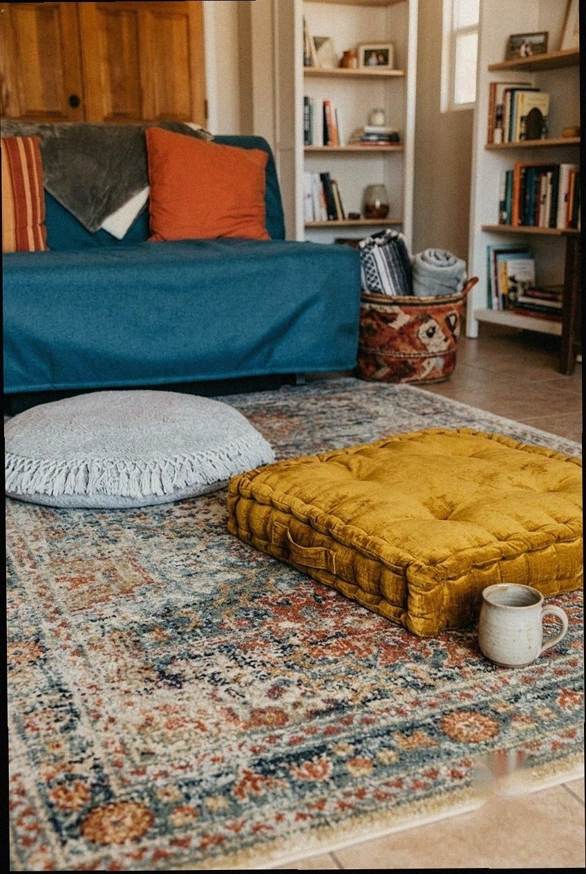 Harmonizing Heritage Motifs with Modern Living Room Aesthetics