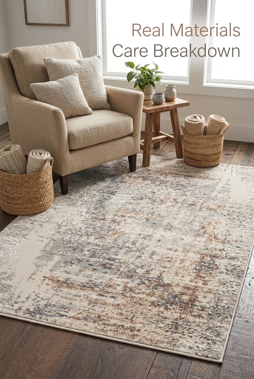 The Neutral Ground: How Warm Abstract Textiles Anchor the Contemporary Living Space
