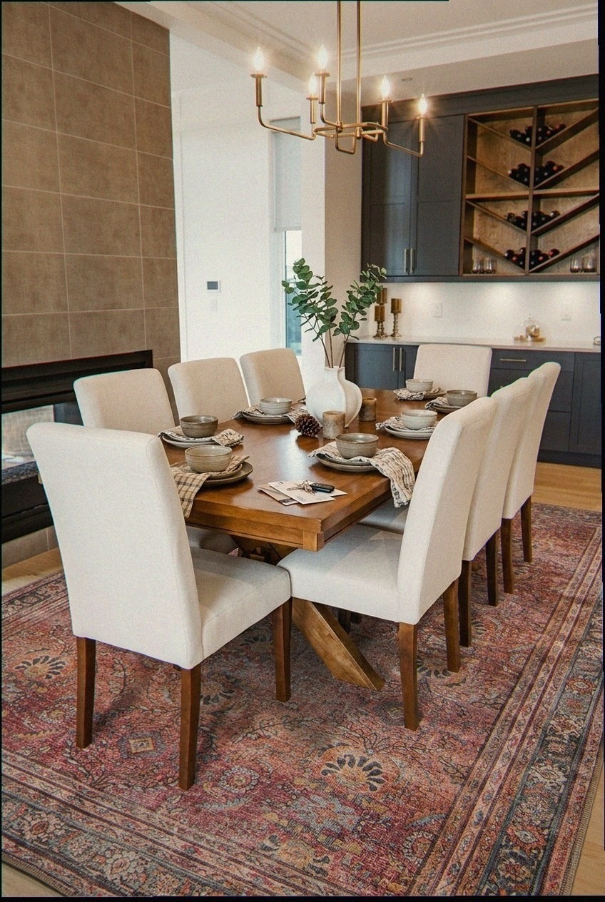 Harmonizing Heritage and Modernity With Red and Gray Floor Textiles