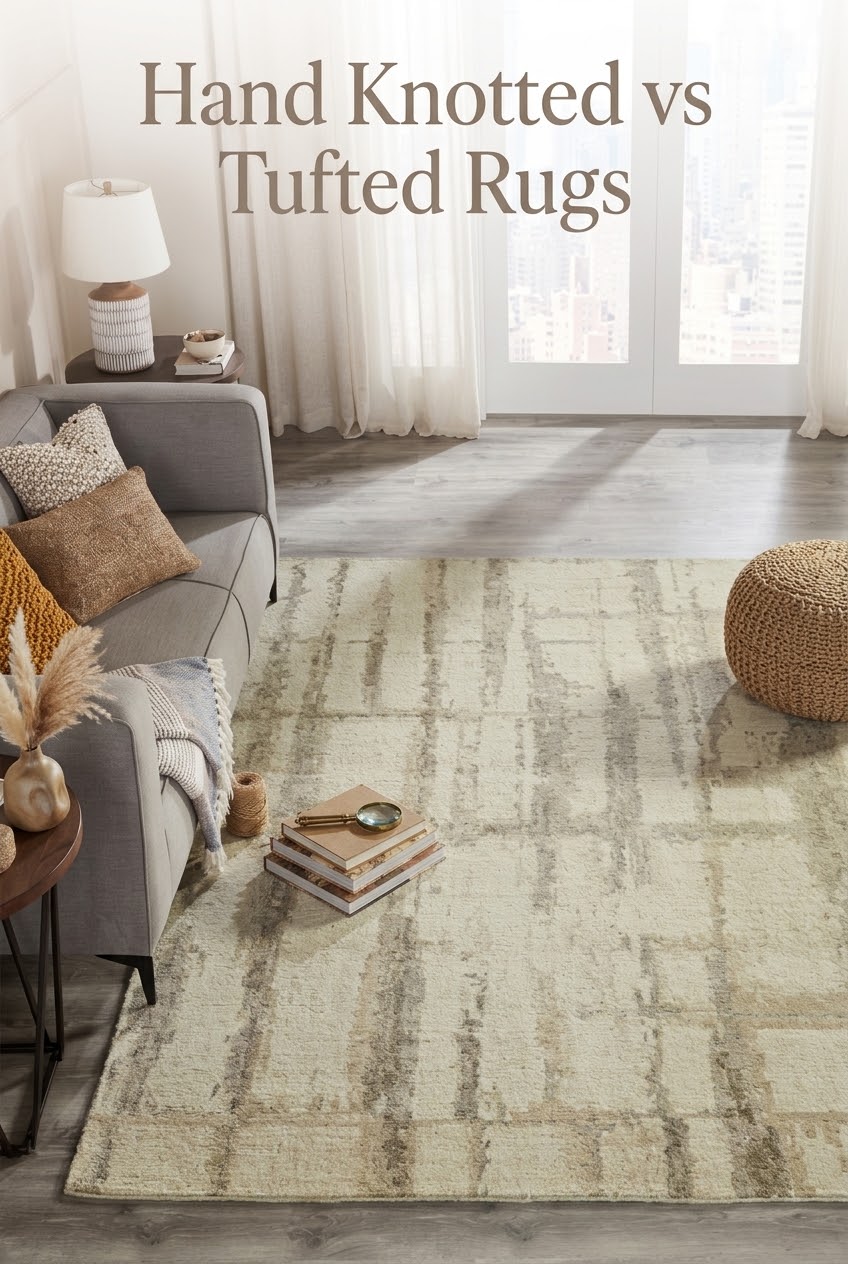 The Art of Subtle Geometry: How to Style Neutral Living Room Rugs