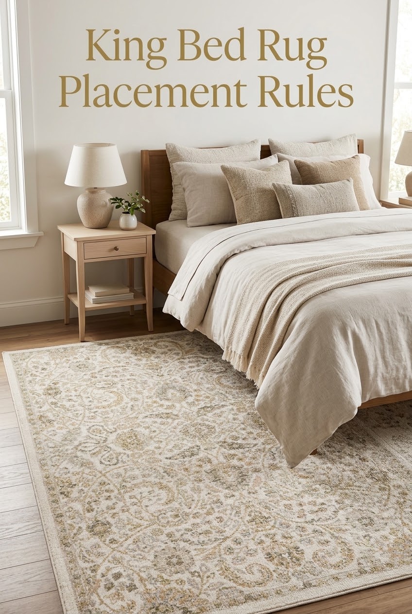 The Golden Neutral: How to Style an Ivory and Gold Rug for Timeless Living Room Elegance