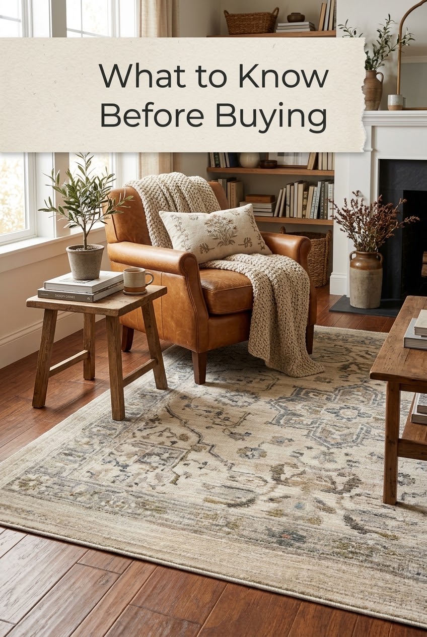 The Golden Neutral: How to Style an Ivory and Gold Rug for Timeless Living Room Elegance