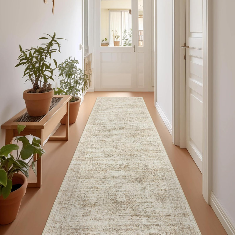 The Art of Grounding: Styling Neutral Vintage Runner Rugs Across Transition Spaces